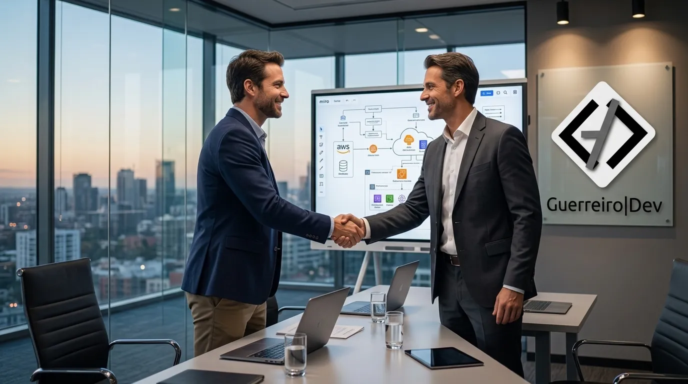 Parceria de sucesso selada atraves de contrato de outsourcing de desenvolvimento de software corporativo.