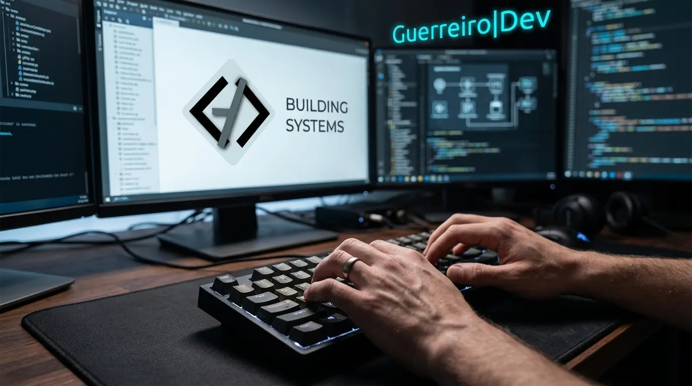 Programador codificando em teclado mecanico representando outsourcing de desenvolvimento de software de alta performance.